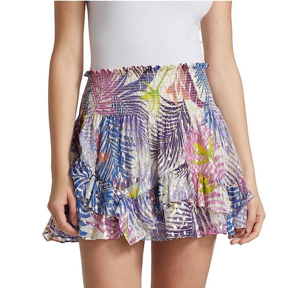 Ramy Brook ‼️SALE ‼️ Mindi Metallic Print Mini Skirt –– NWT - Picture 1 of 16